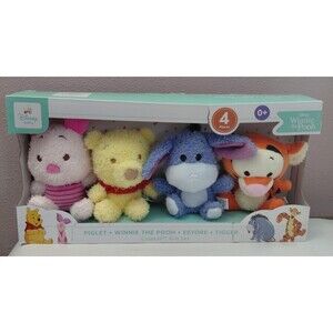 New Disney Baby Cuteeze Set Winnie the Pooh Piglet Eeyore Tigger Limited Edition